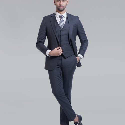 Tropical Exclusive Grey 3Pcs Formal Suit for Men
