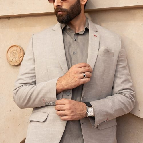 Mens Blazer Grey