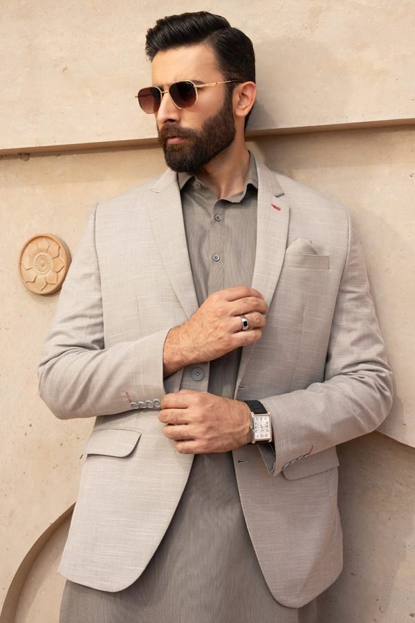 Mens Blazer Grey