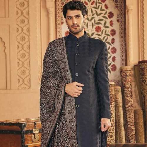Black Sherwani